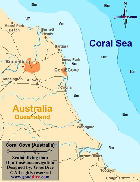 Coral Cove Map - Goodive.com