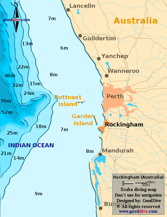 Rockingham Map - Goodive.com